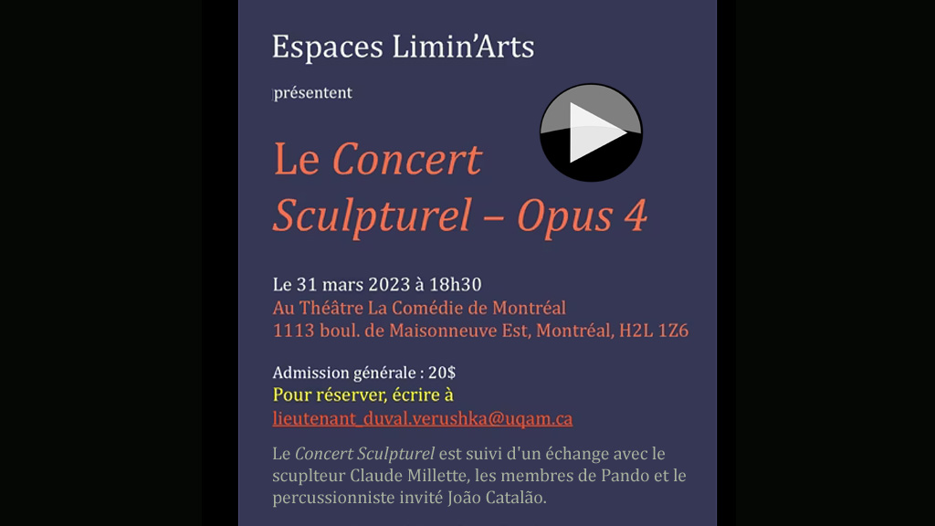 Le Concert Sculpturel - Opus 4